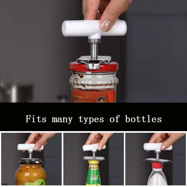 Heavy-Duty Stainless Steel Jar Opener 🫙 - Effortless Lid Remover Tool For Your Kitchen 👩‍🍳
