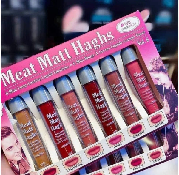 MATT HAGHS LIP GLOSS 👄| SET OF 6 | PREMIUM QUALITY