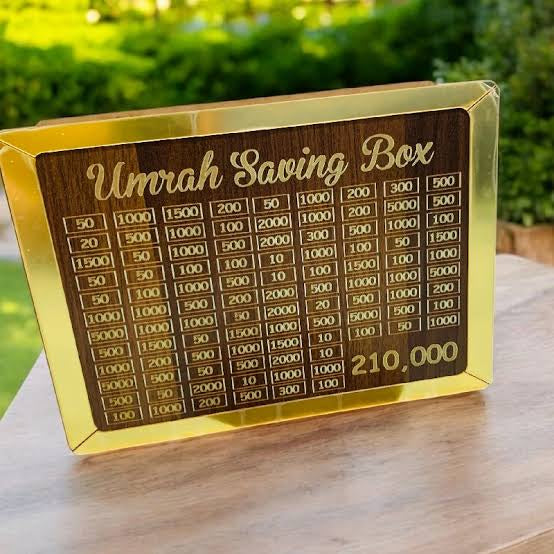 UMRAH SAVINGS BOX, Premium design