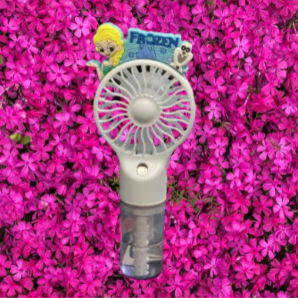 Mini Hand Mist Fan , 4 Speed gears , Multi Mist functions with Fast breeze ( Cooling like mini air cooler ) Powerful Mist Thrower , 2-4Hours Battery Backup after 20mins charging
